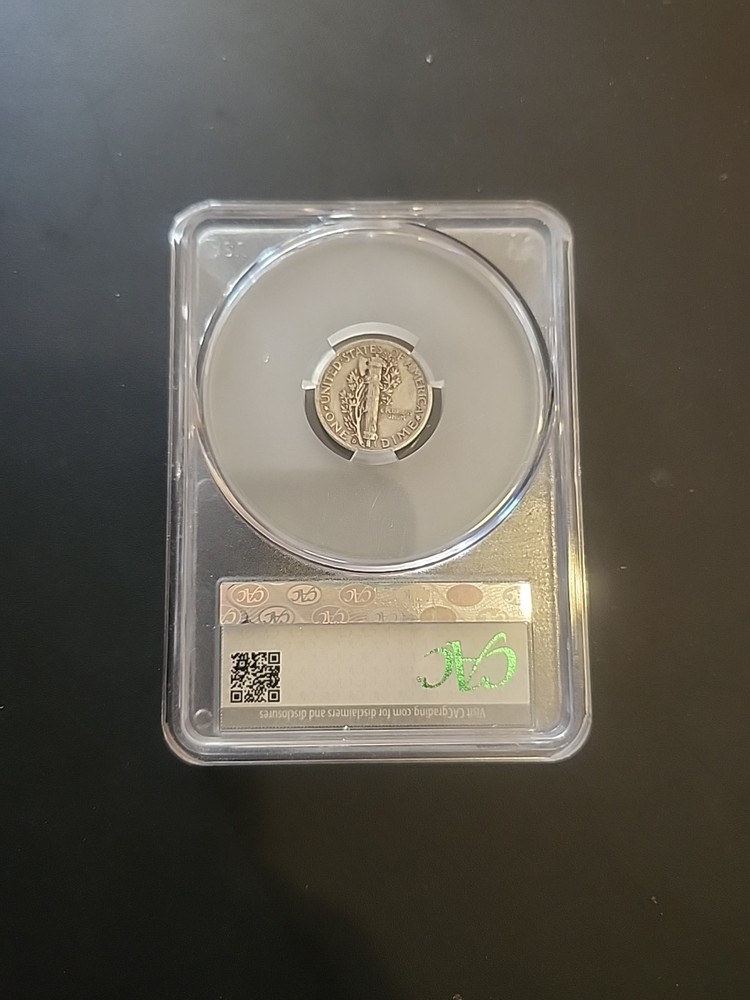 CAC VF 35 Mercury Silver Dime CAC Certified