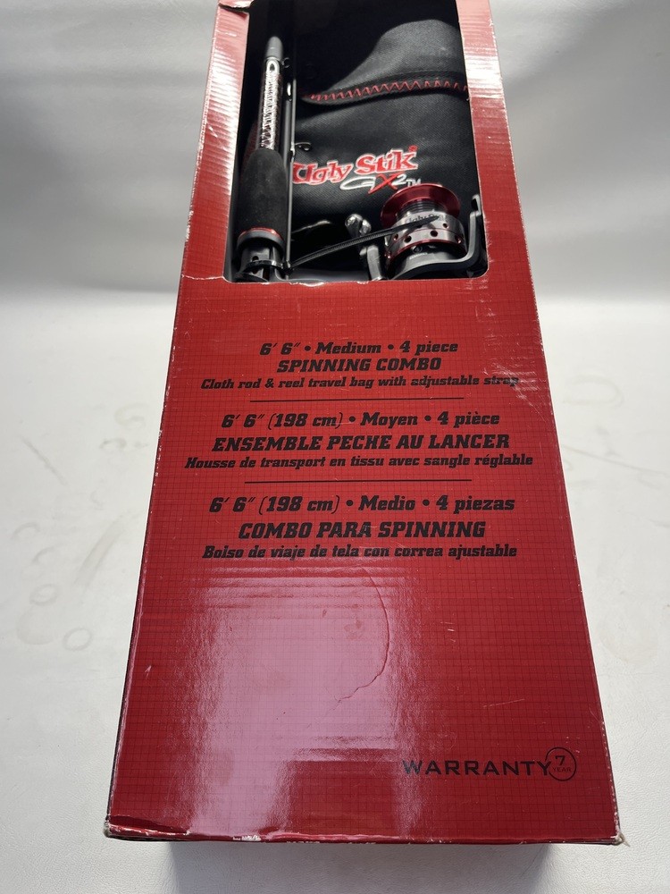 UGLY STIK GX2 FISHING POLE AND REEL