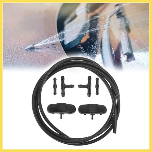5pcs Front Windshield Washer Nozzles for VW Golf 2012 2 Meters Windshield