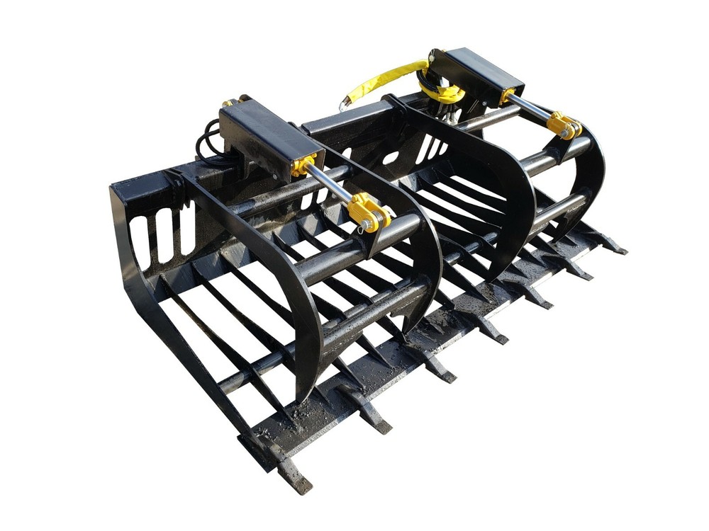 72" E-SERIES ROCK GRAPPLE BOBCAT & MOST SKIDSTEER ATTACHMENT QUICK ATTACH