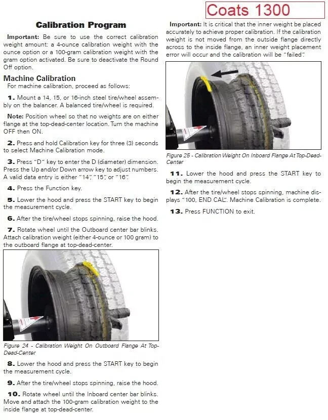 Tire Machine 3.5oz Weight-Used for Calibration of Coats,Ranger,Mayflower, SnapOn