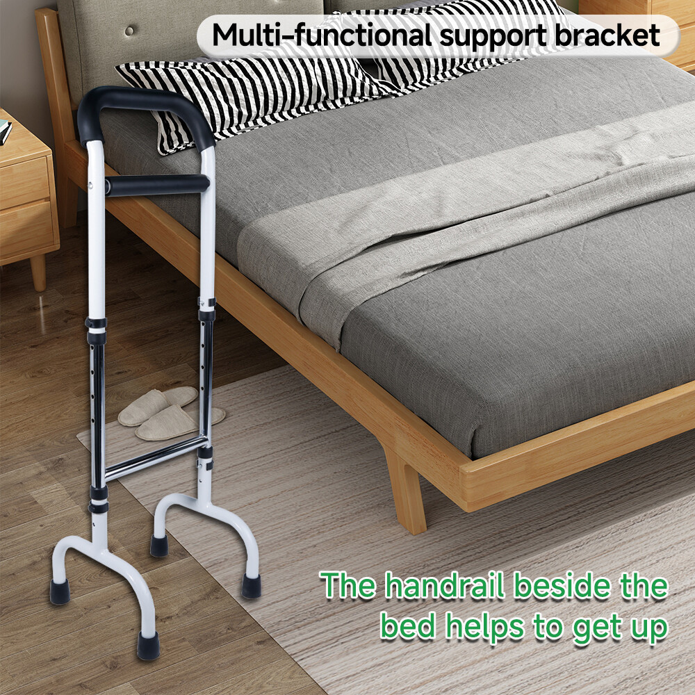 Assist Cane Height Adjustable Quick Assembly Walking Frame For Seniors Mobility