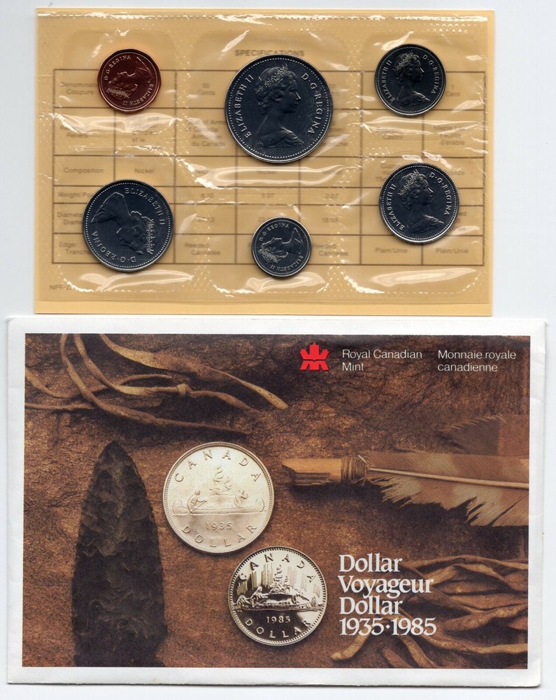 1985 Canada PL Uncirculated Proof Like Coin Set