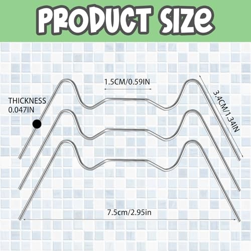 Pcs Mini Greenhouse Clips for Hanging Stainless Steel W Type Greenhouse 200