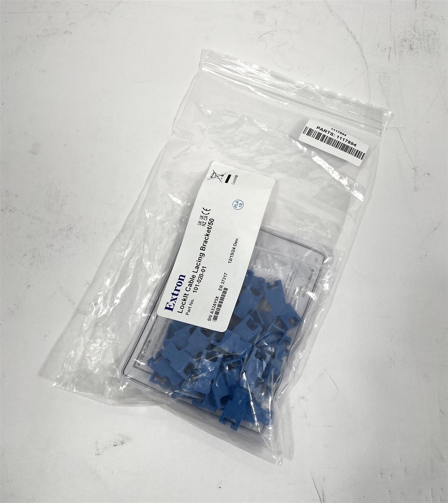 OPEN BOX Extron LockIt Cable Lacing Bracket/50 HDMI Bracket 101-020-01