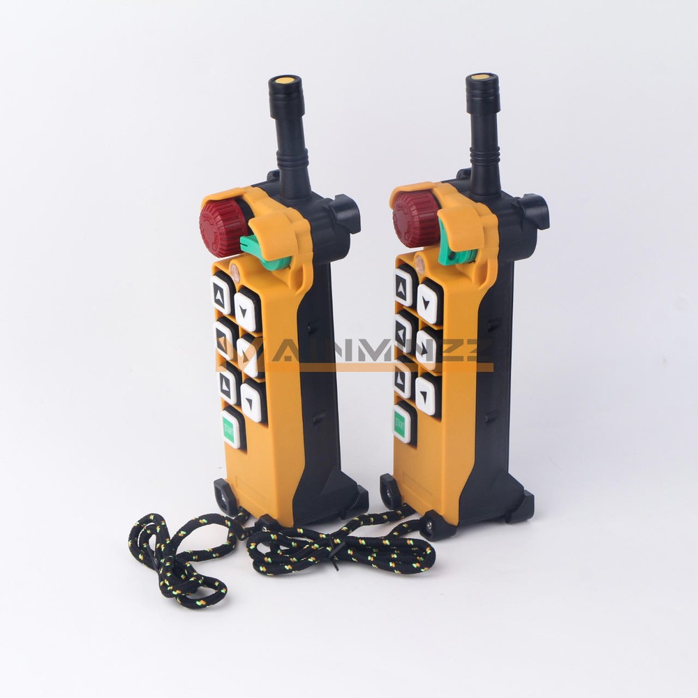 Industrial Crane Wireless Remote Control 2Transmitters + 1Receiver F24-6S