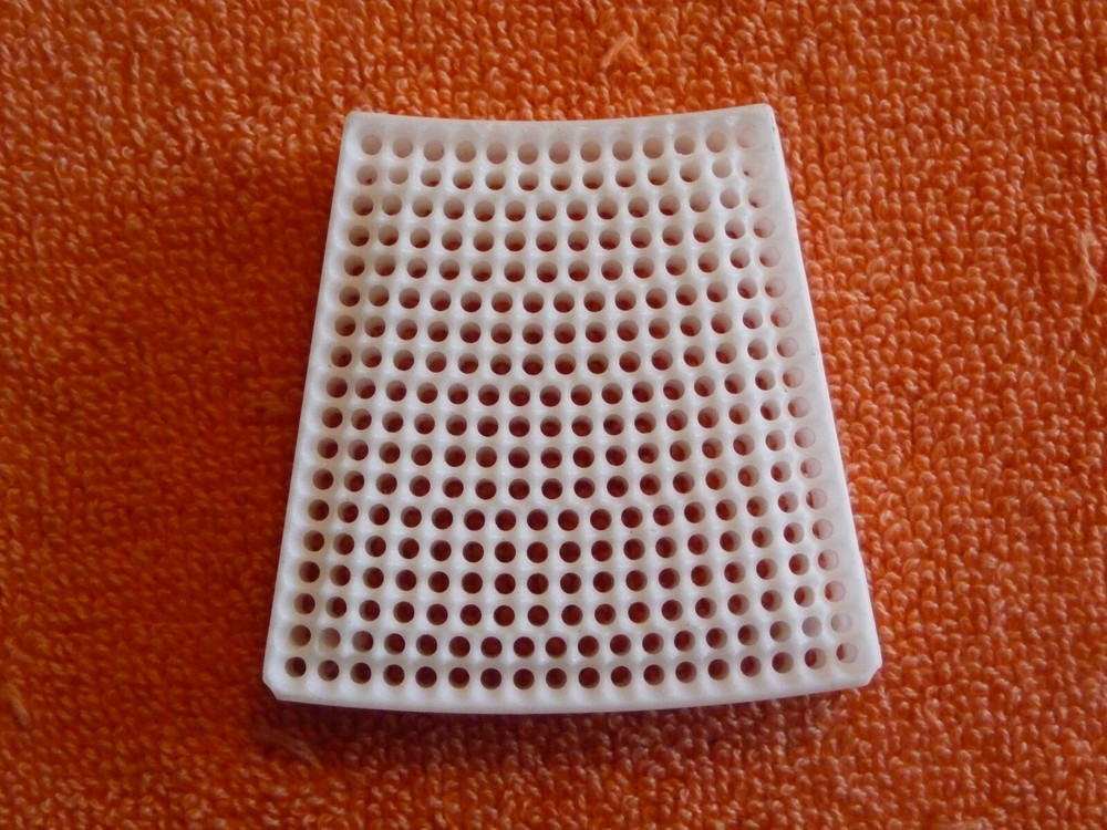 REPLACEMENT SINGLE SQUARE "FAT" WHITE SEGMENT FOR GRAN BOARD DASH DARTBOARD