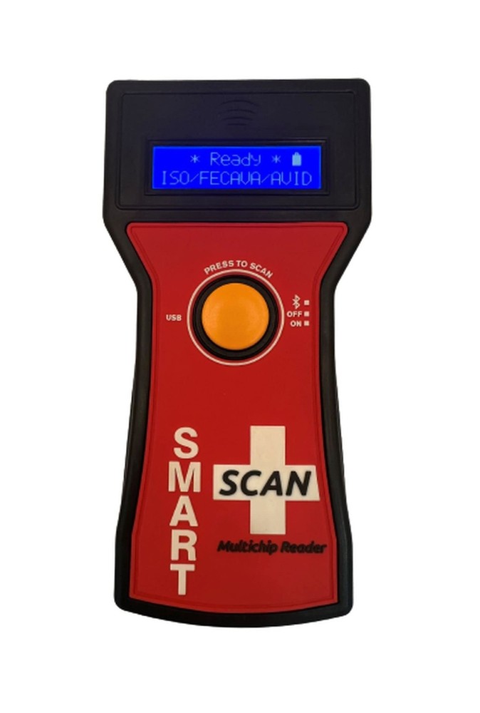 Universal Smart Portable Microchip Reader Scanner for All 134.2KHz, 125KHz, 1...