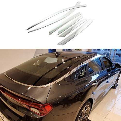 Chrome Side Window Deflector Rain Guards 6p E014
