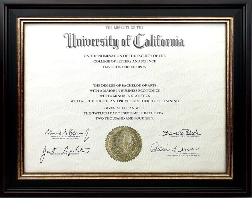 Luxurious Diploma Frame - Classic Design for Graduation/Diploma Frames 8.5x11