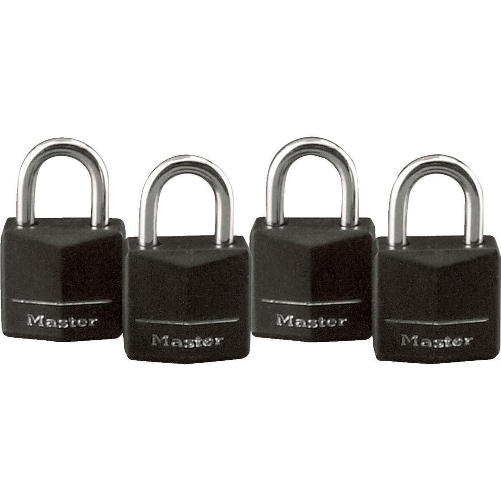 Master Lock 4Pk 3/4" Cvr Alu Padlock