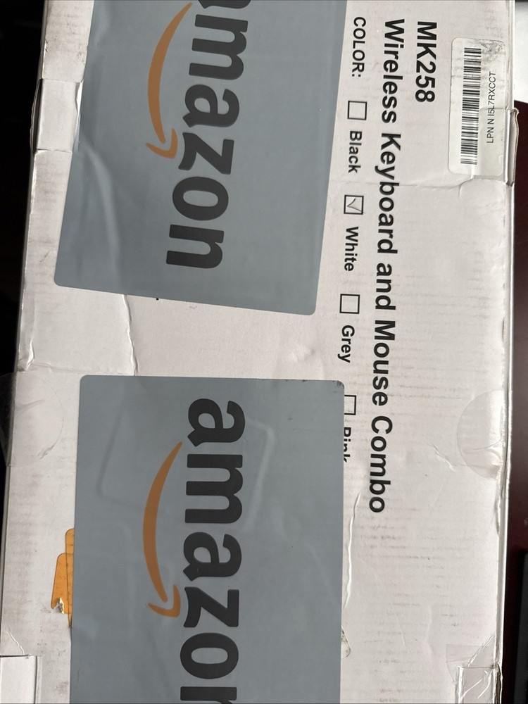 Wireless Keyboard And Mouse Combo MK258, White