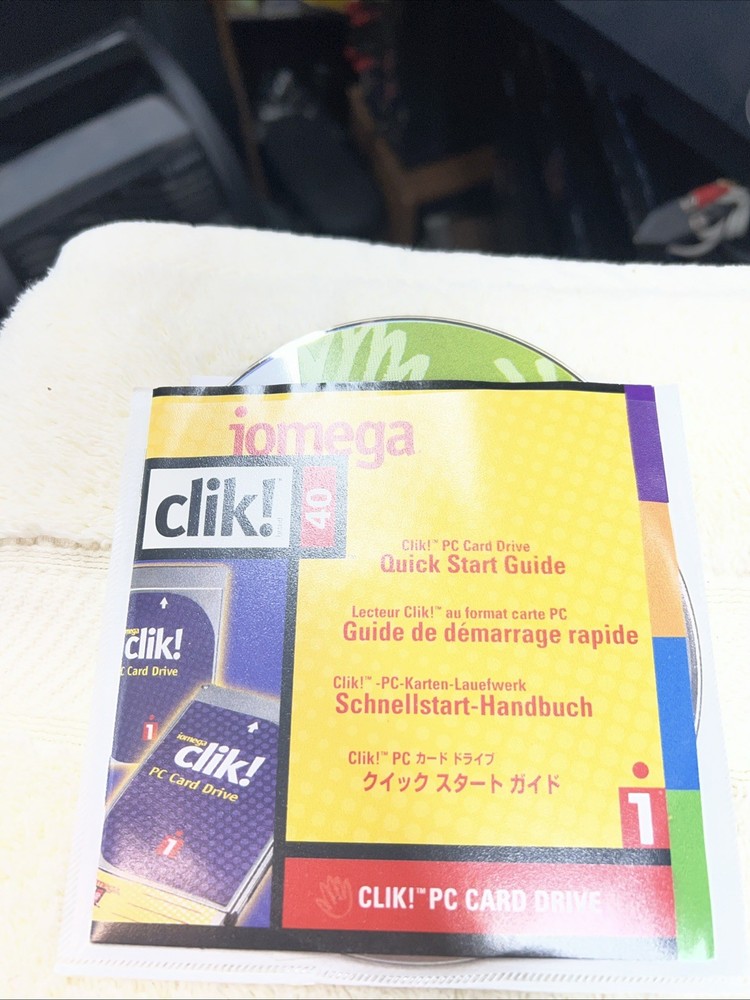 Iomega Click 40! Bundle - UNTESTED sold AS IS
