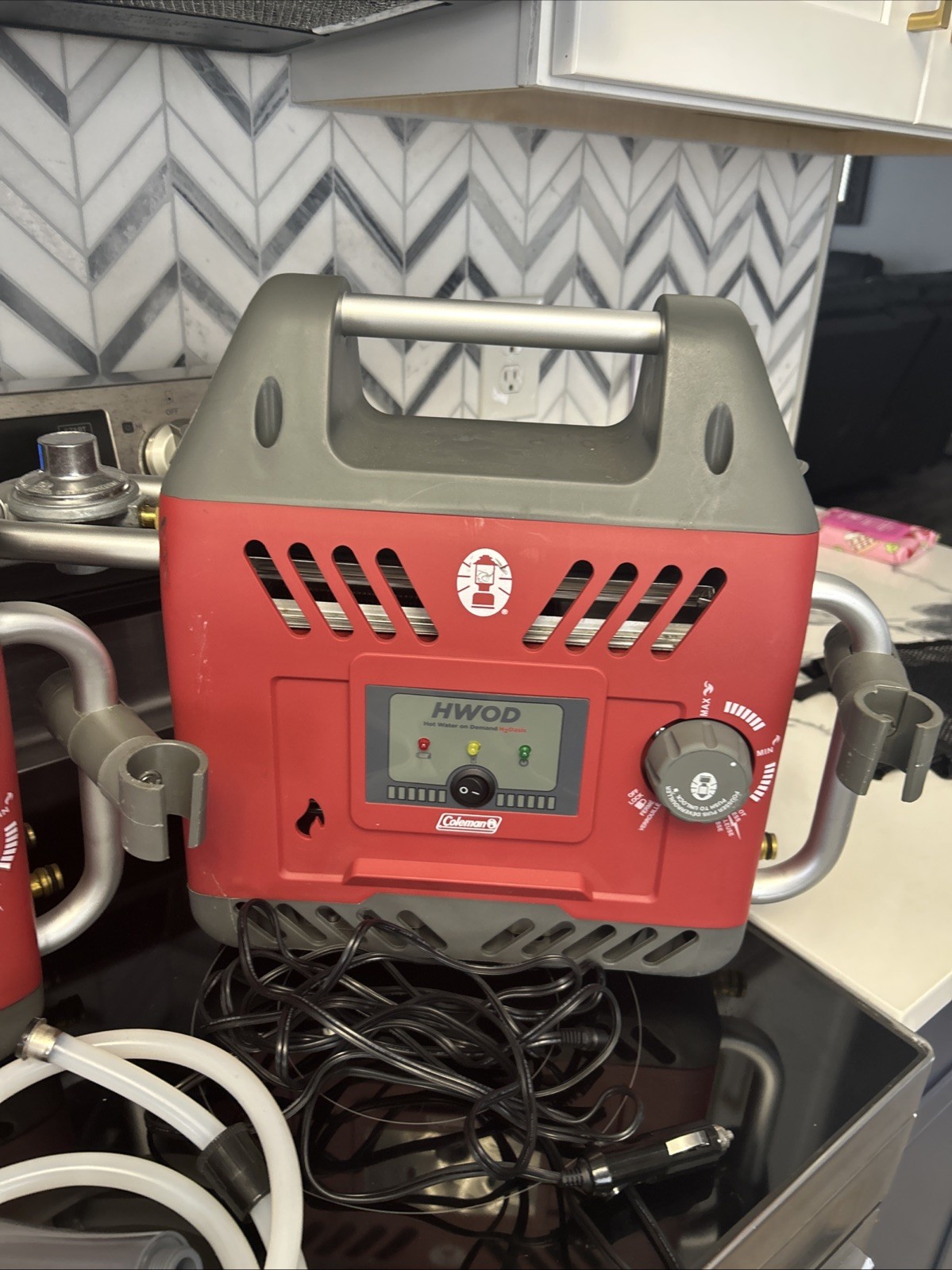 2 Coleman HWOD H2Oasis Portable Water Heater On-Demand Hot Water. Untested! Read