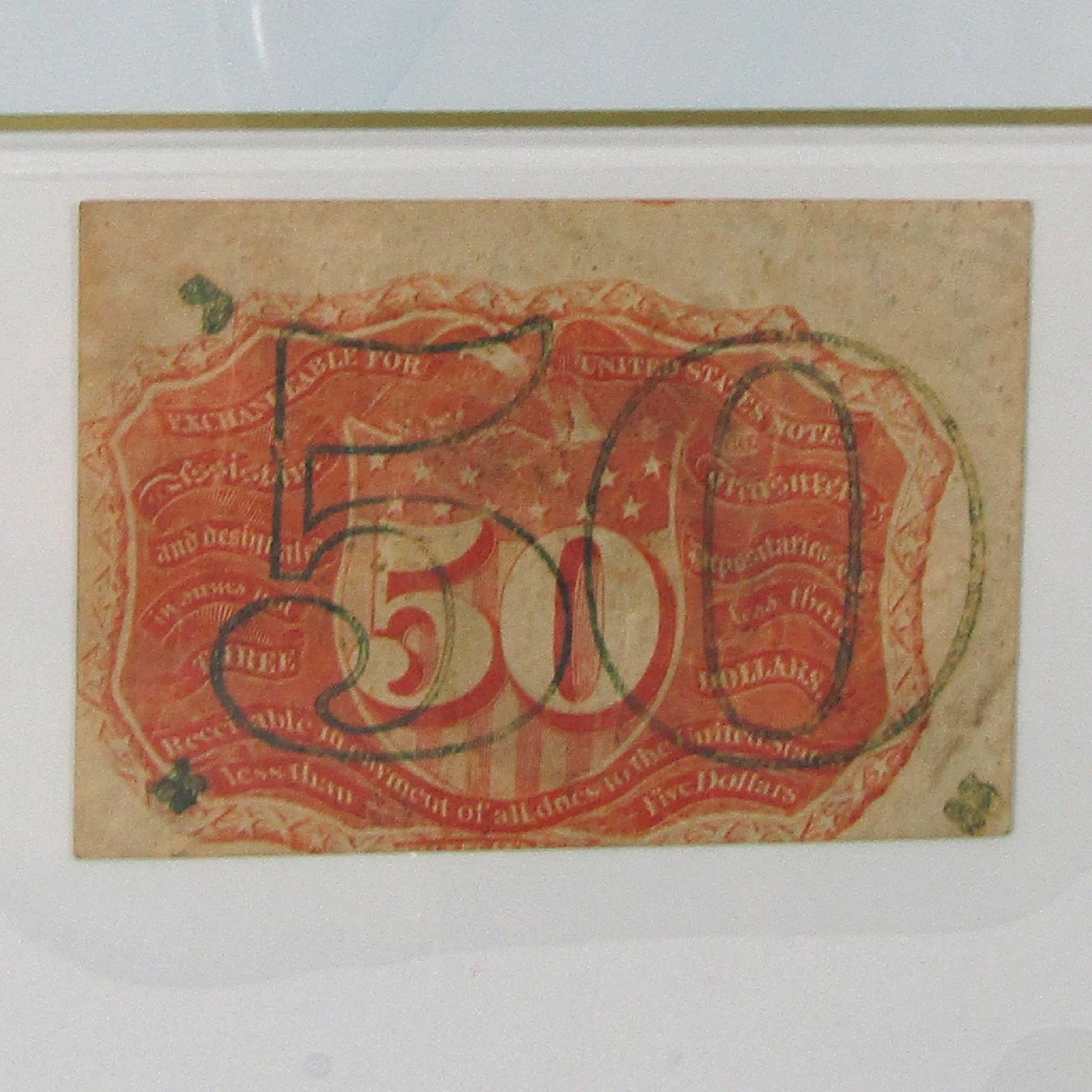 50c Fractional Note Second Issue FR1317 VF 35 Details PCGS SKU:I23285