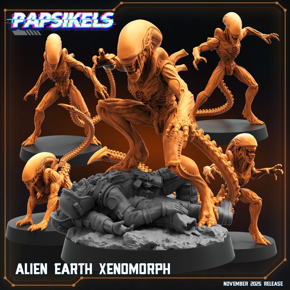 Alien Earth Bio Horror Pack – Papsikels Sci-Fi Alien Creatures