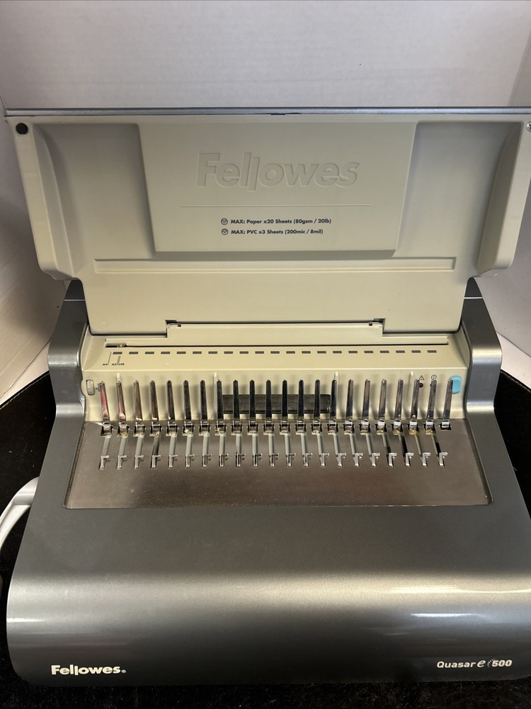 Fellowes Quasar Electric Binding Machine E500 CRC52169