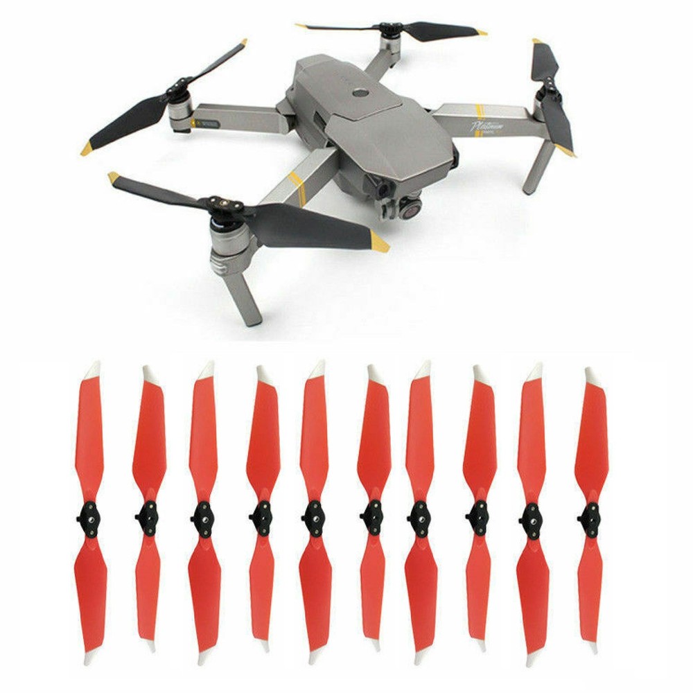 Low-Noise Quick-Release Red Propellers 8331F Props For DJI Mavic PRO Platinum D