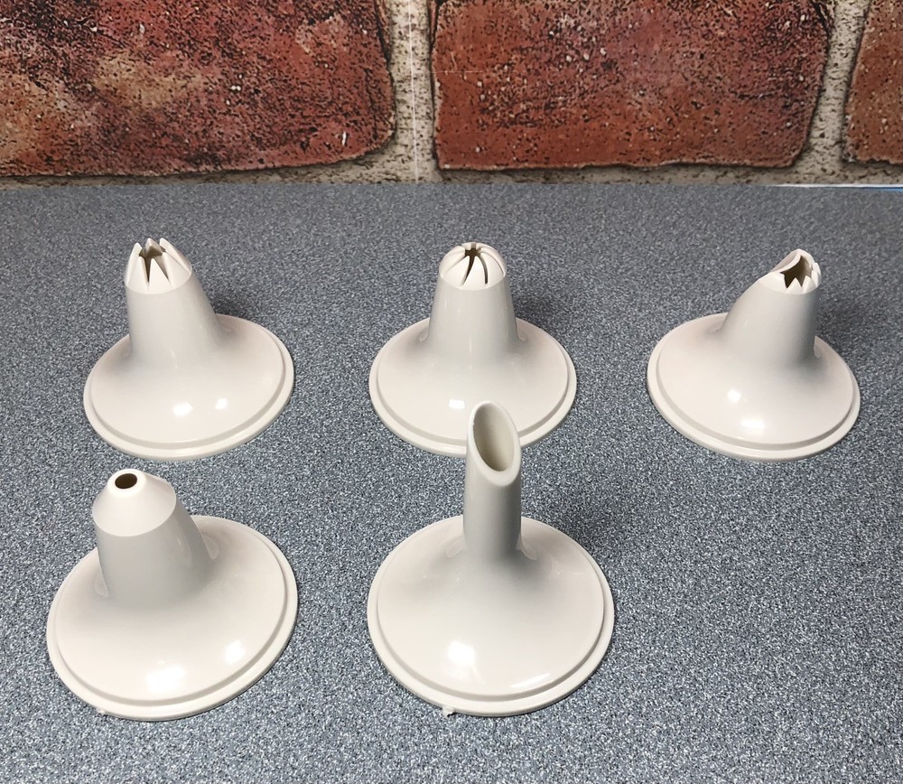 Pampered Chef Easy Accent Decorator #1775 (5) REPLACEMENT TIPS ONLY