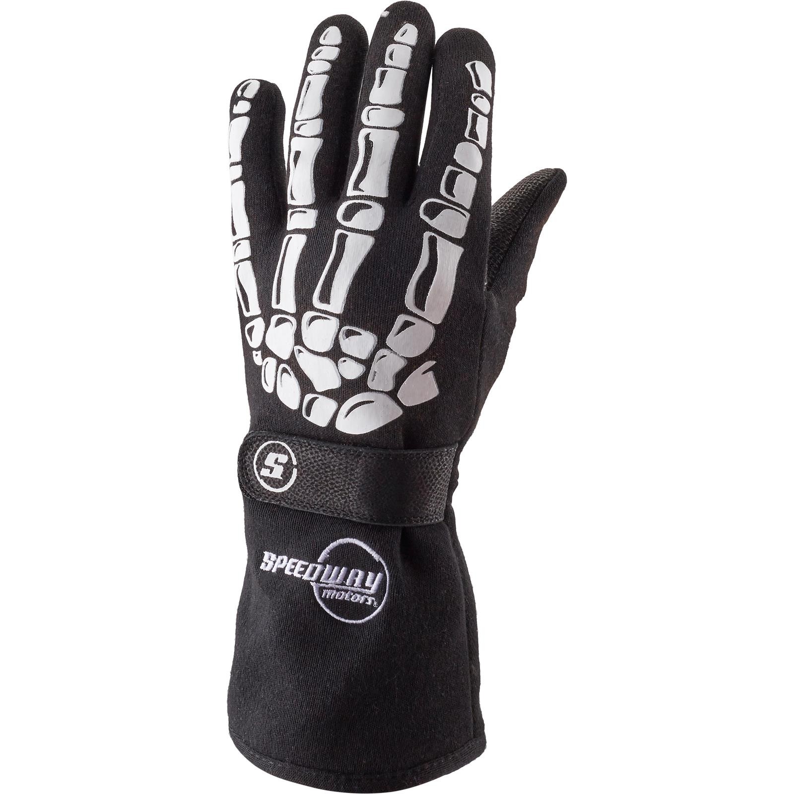 Speedway Motors Skeleton SFI 5 Racing Gloves