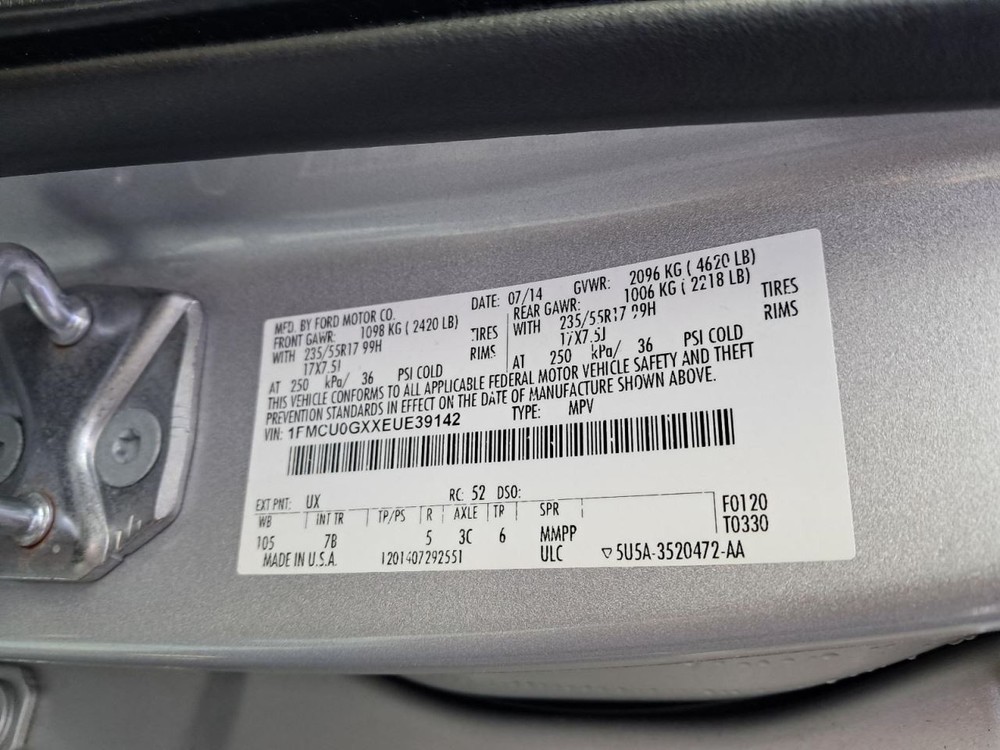 Fuse Box Engine Fits 13-16 ESCAPE 4789055