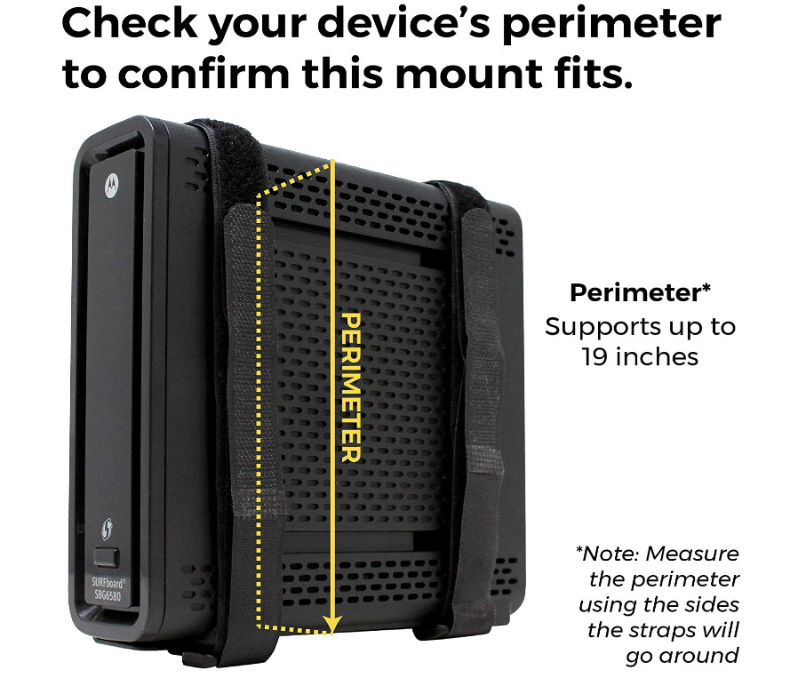 HumanCentric Universal Wall and VESA Mount, Adjustable Strap Mount for Small...