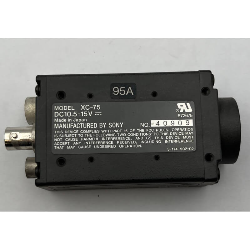 Sony Ccd Model Xc-75 Dc10.5-15V Video Camera Module