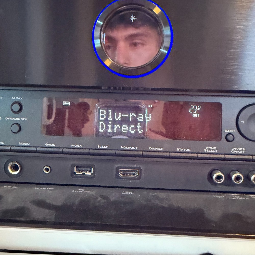 Marantz AV8802 Black Wireless Bluetooth A/V Pre Tuner Apmlifire - Untested