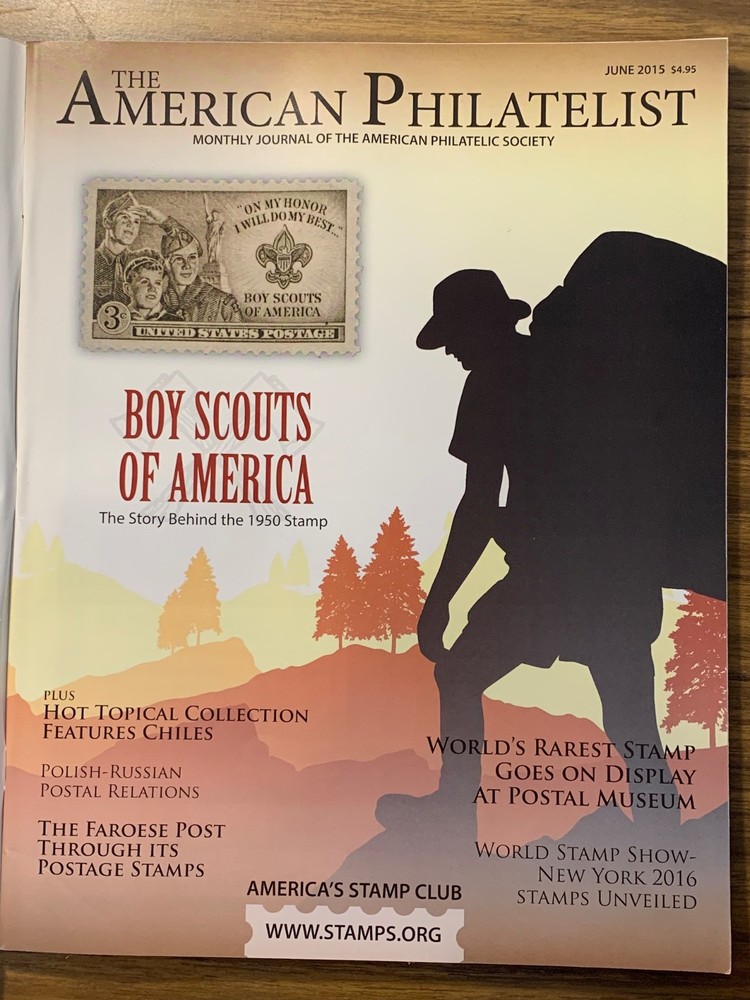 American Philatelist Magazine  2015, June