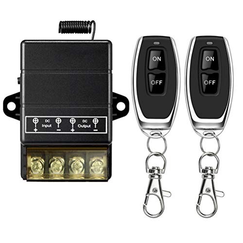 Wireless Remote Switch 12V,DC 328FT--40A relay 12V-72V remote switch