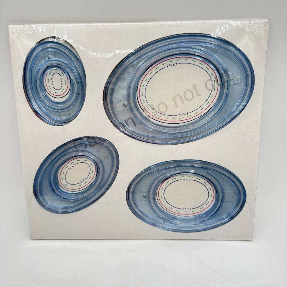 CREATIVE MEMORIES OVAL PATTERNS CUSTOM CUTTING SYSTEM MAKES 18 SIZES NEW