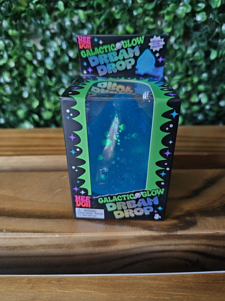 BLUE Needoh Nee Doh Galactic Glow Dream Drop EXTREMELY RARE AUTHENTIC