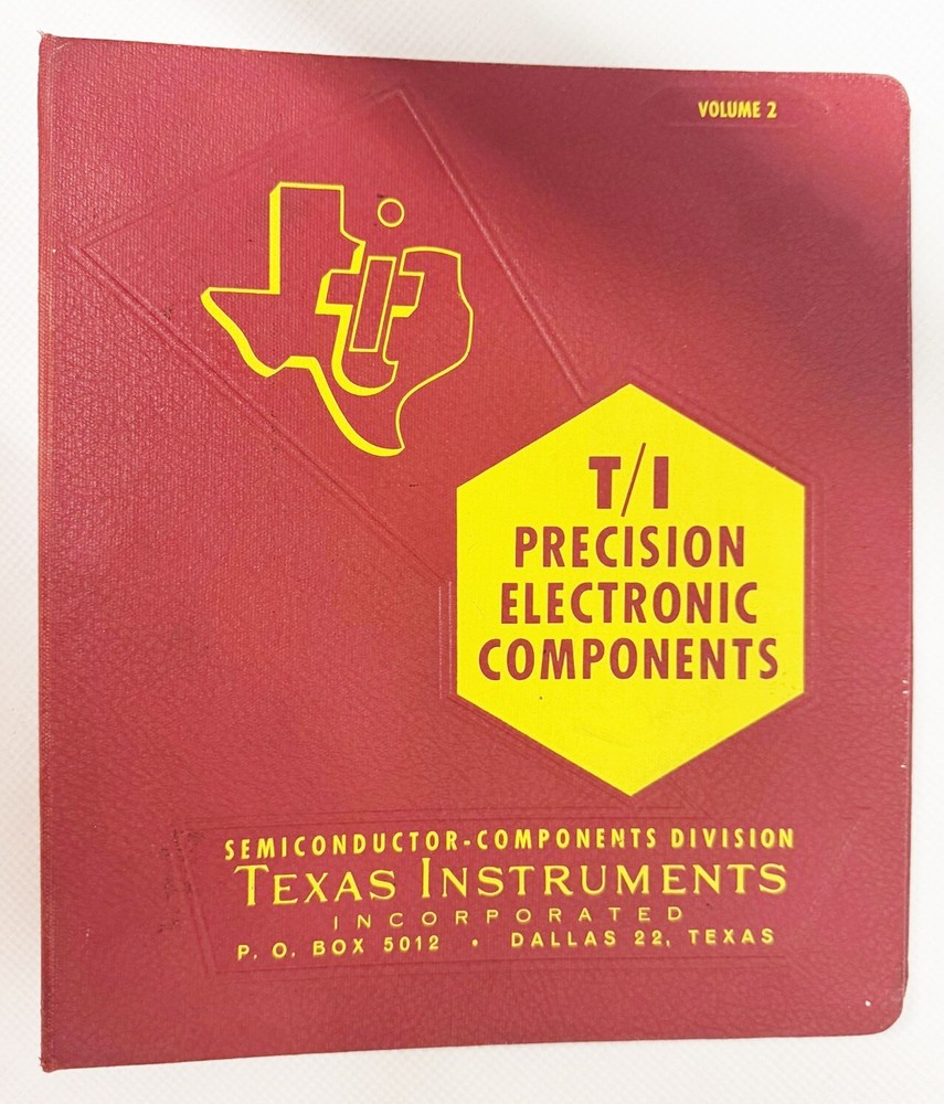 Vintage Texas Instruments, Inc. 3 Ring Binder - Used