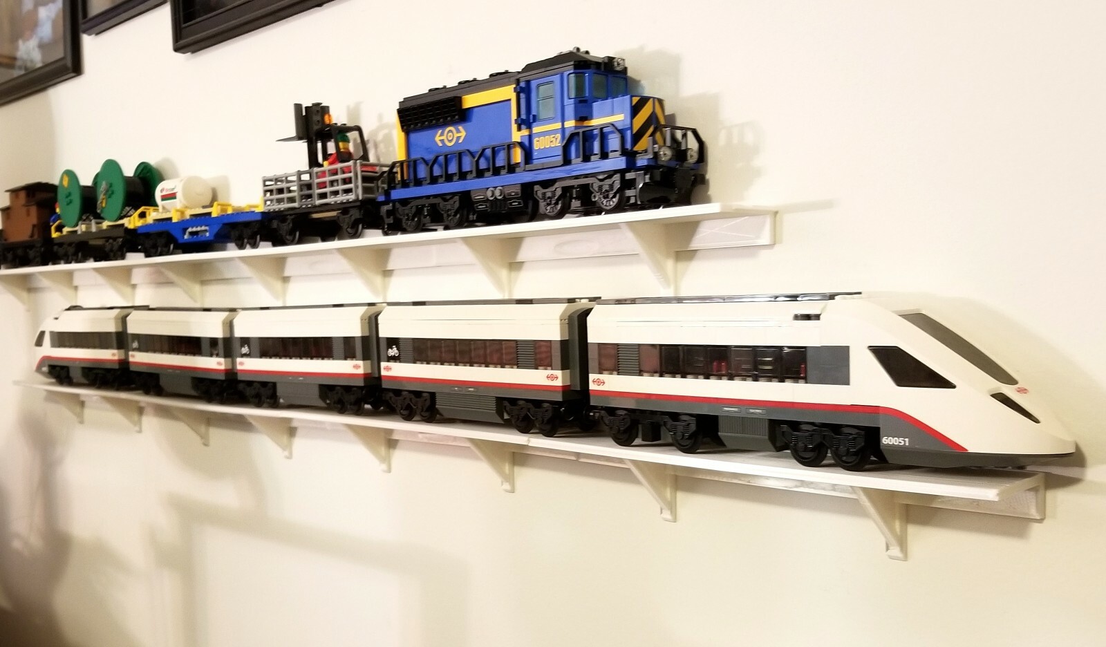 12" x 2" Black Wall Shelf Easy No Hole No Nail install uses 3M Command Strips