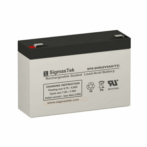 FP690HR FirstPower replacement SLA Battery (6V 9AH)