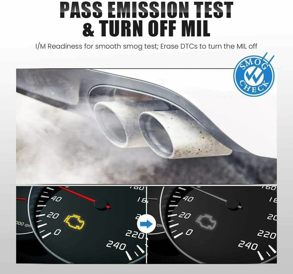 LAUNCH CR319 Car OBD2 OBD Code Reader Scanner Check Engine Fault Diagnostic Tool