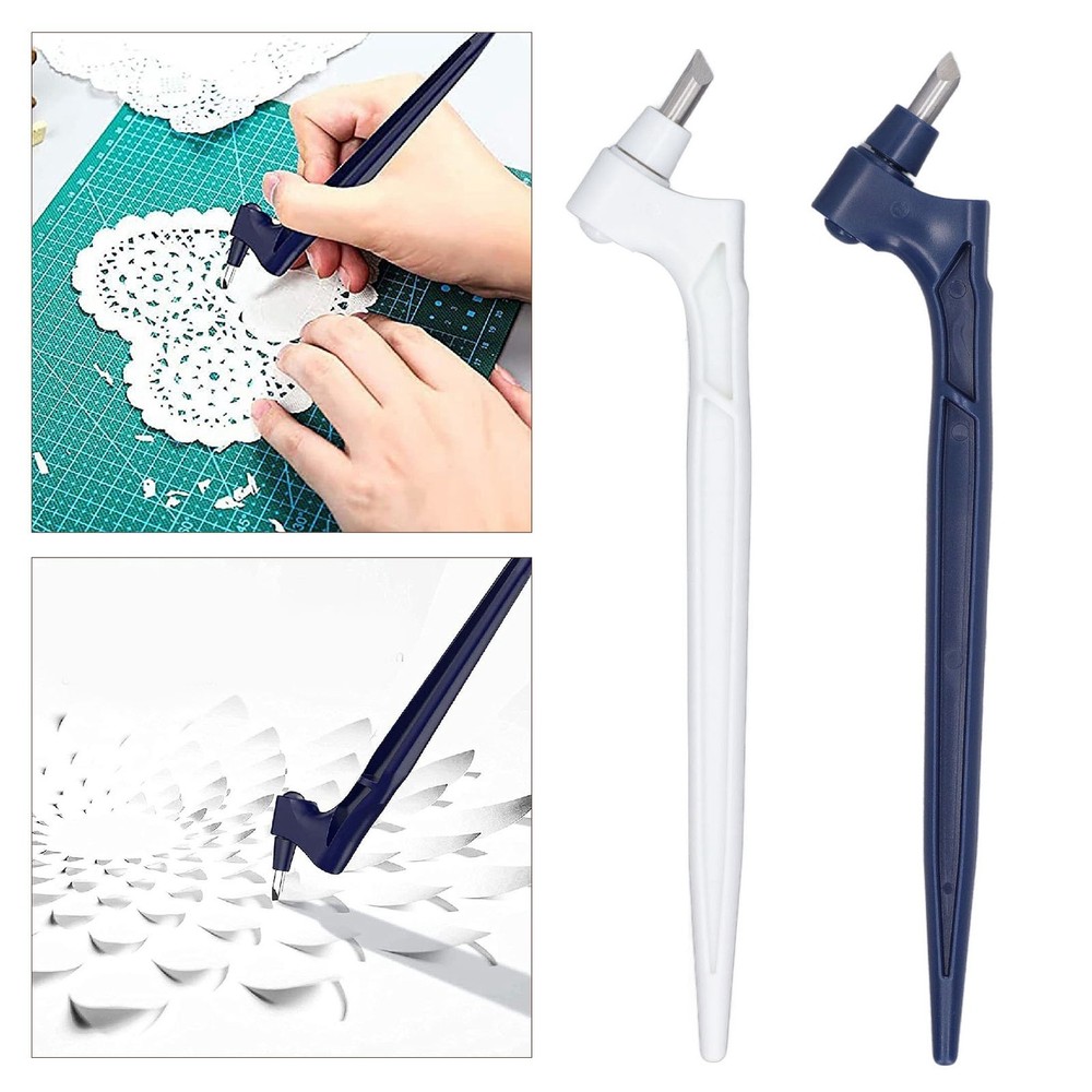 2Pcs Craft Cutting Tool Set 360 Degree Rotating For Handwork New
