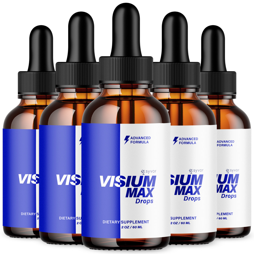 Visium Max Drops Enhance Vision Clarity Support Healthy Eye Function (5 Pack)