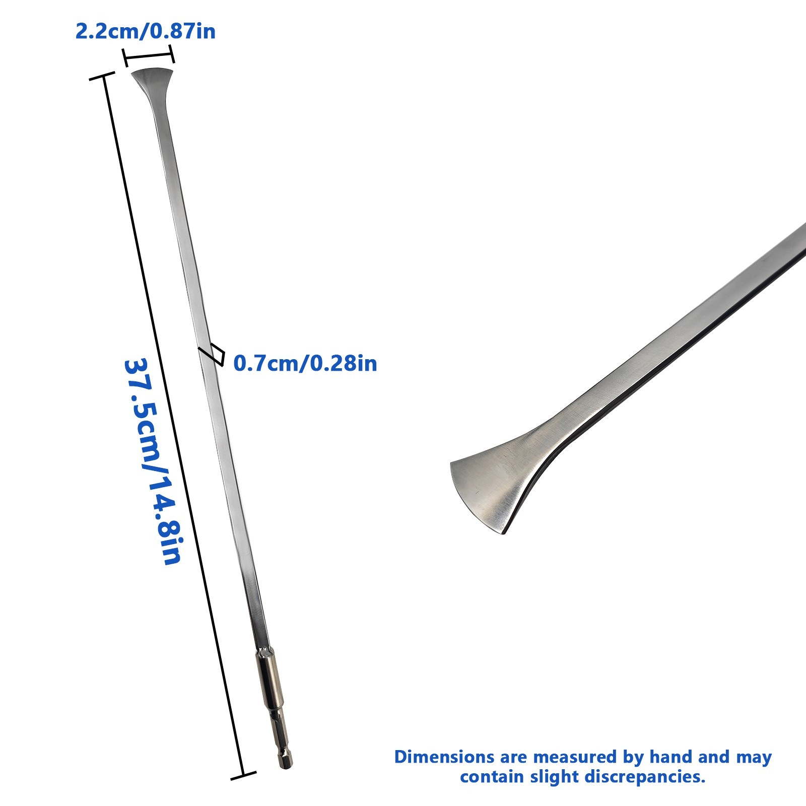 20 Pcs Paintless Dent Removal Push Rods Kit, Automotive Panel Dent Removal Hooks