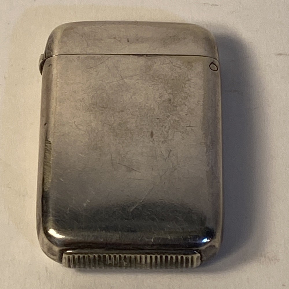 Antique Sterling Silver Match Safe Hallmarked