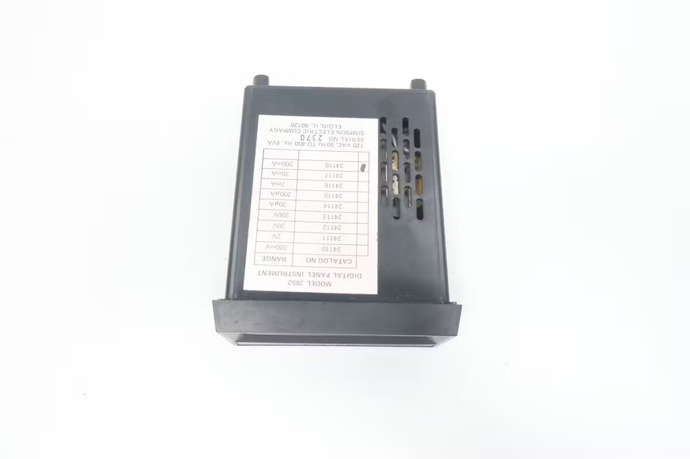 Simpson 2852 24118 Digital Panel Meter 200ma