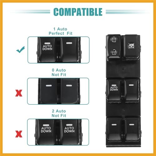 Front Left Driver Side Power Window Switch Window Control Switch Fit for Kia