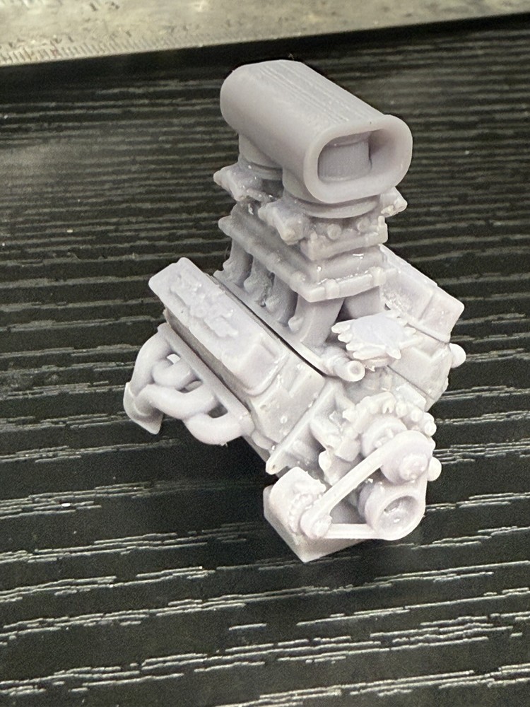 1/25 Ford Windsor Tunnel Ram Engine 12k 3D Printed