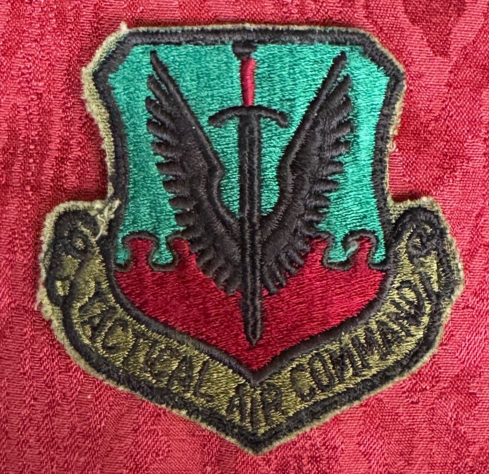 USAF Tactical Air Command Patch Uniform Removed Vintage