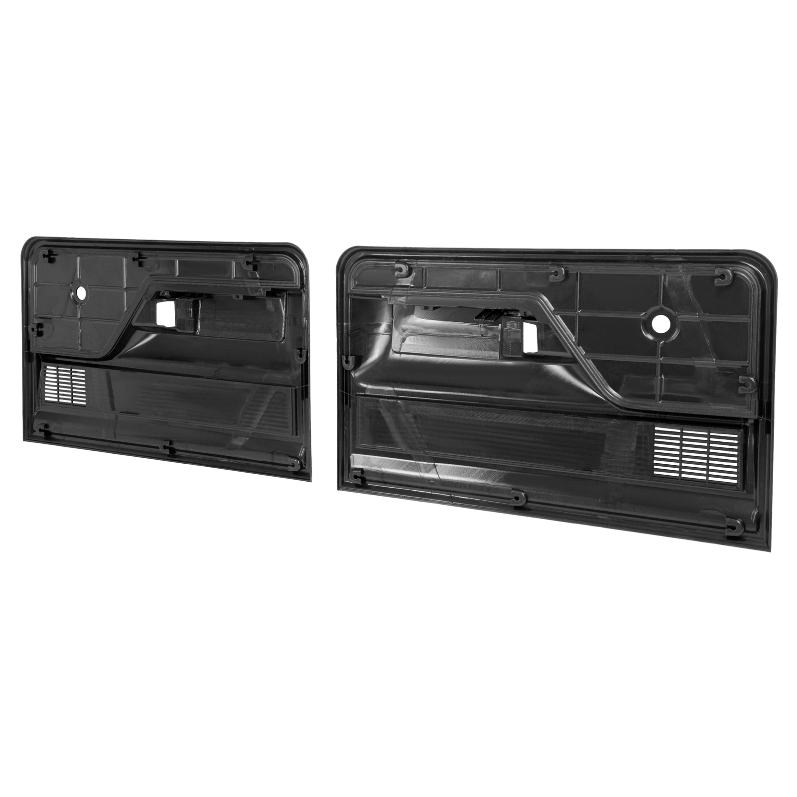 Fit 73-79 Ford F-100 F-150 F-250/ 78-79 Ford Bronco Interior Door Panels Black