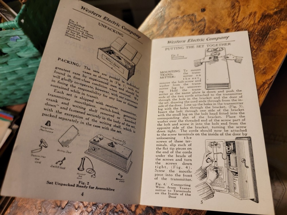 Western Electric Telephone No. 1317 Type Instructions Fro Installing & Testing