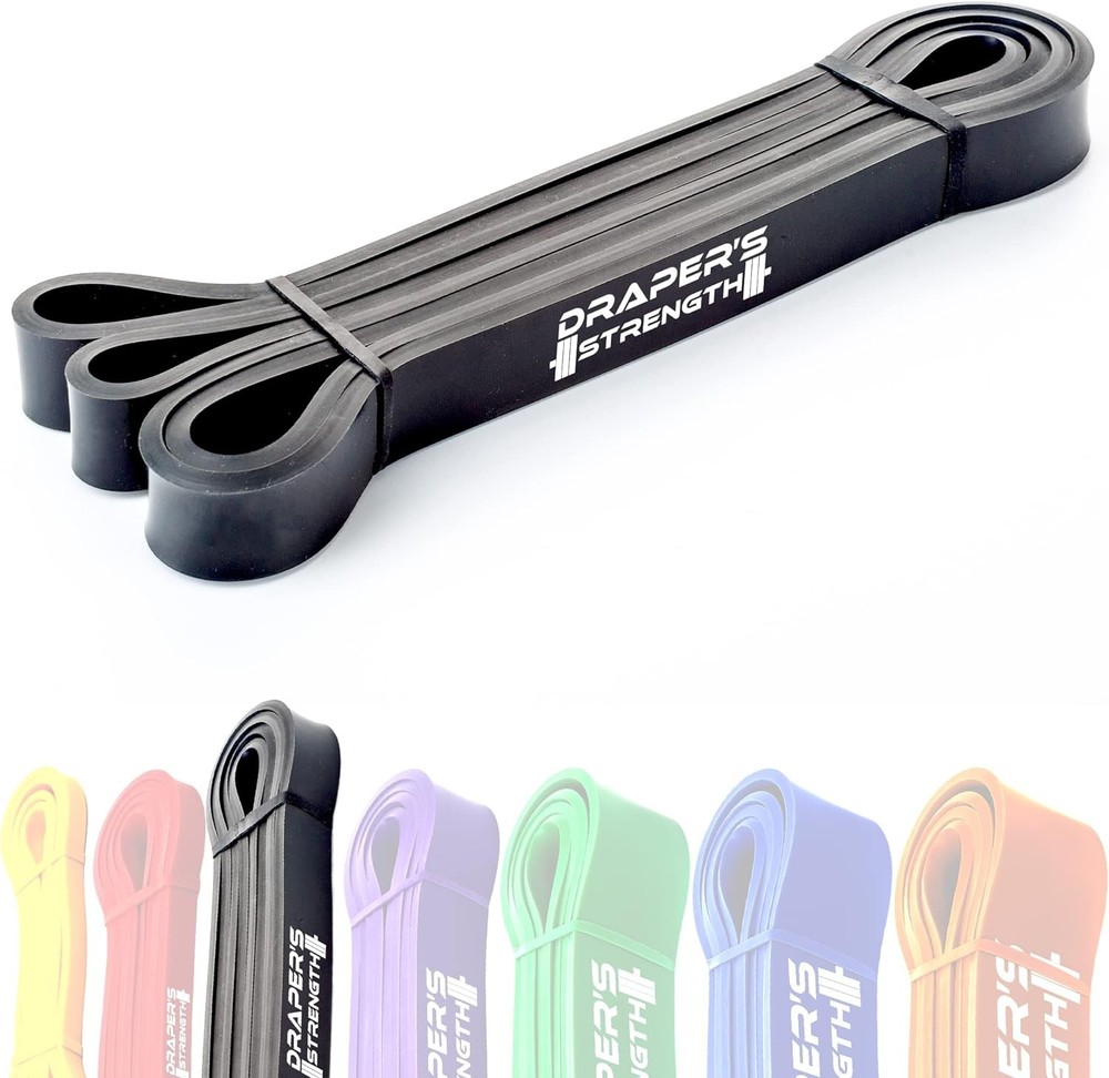 Heavy Duty Resistance Stretch Loop Bands for #03 Black