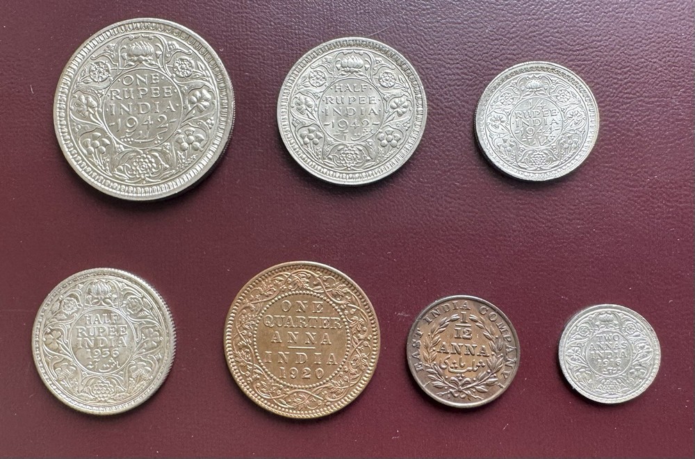 Lot Rupee & Anna UNC !!!