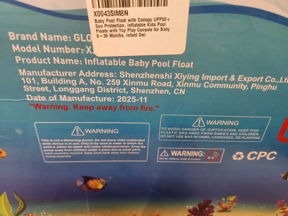 Glopus Baby Pool Float