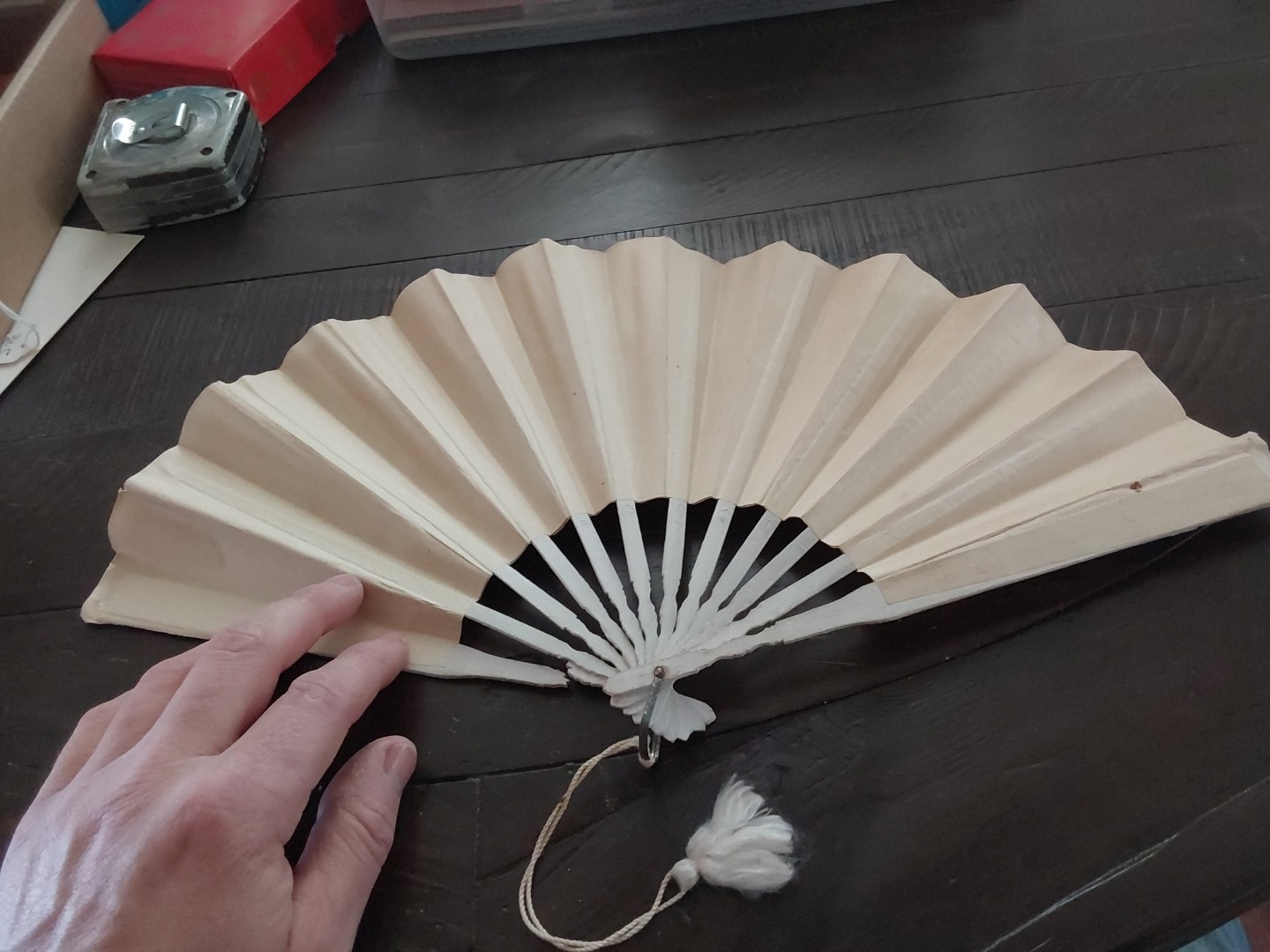 The Mikado 1900s Hand Fan "The Sphere" Theater Gilbert & Sullivan Opera